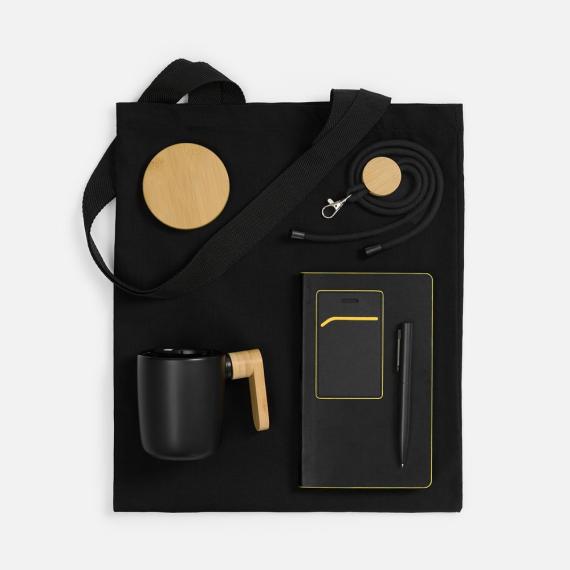 Набор Trait Office, черный с желтым