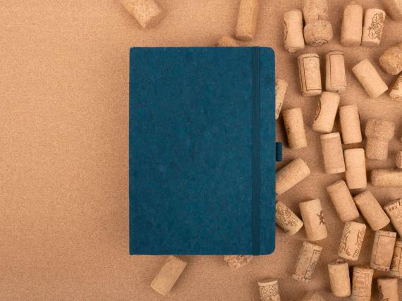 Блокнот Cork County, синий