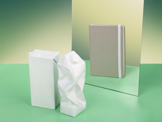 Блокнот Lactonica, серый