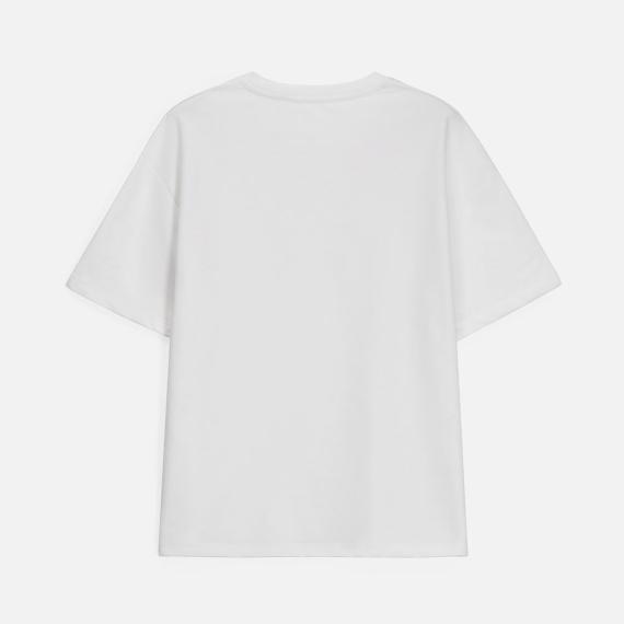 Футболка унисекс Durington, белая, размер M/L