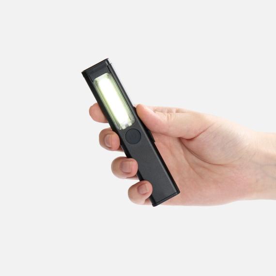 Фонарик-факел аккумуляторный Wallis, ver.2, черный