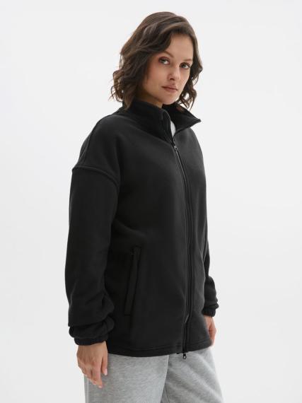 Куртка флисовая унисекс Nebo, черная, размер L