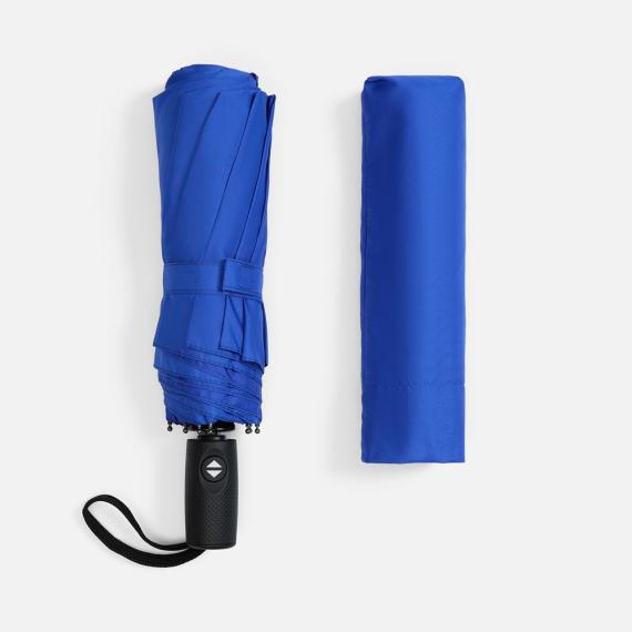 Складной зонт Dome Double с двойным куполом, синий