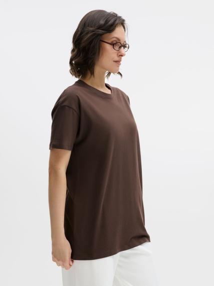 Футболка Regent 150 темно-коричневая (шоколад), размер M