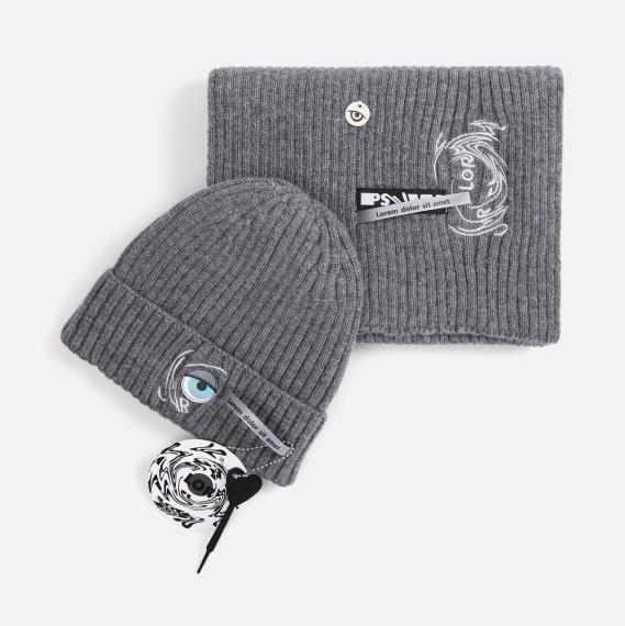 Набор Laconi, темно-серый меланж