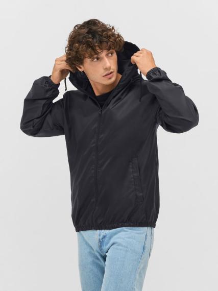 Ветровка унисекс Shield, темно-синяя, размер XS