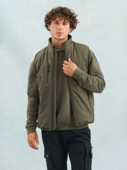 Жилет софтшелл унисекс Falcon BW, красный, размер XS