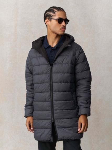 Куртка-парка унисекс Reverse, черная, размер XS