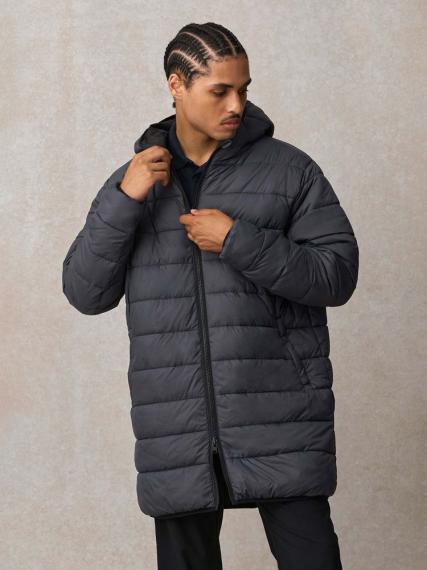 Куртка-парка унисекс Reverse, черная, размер XS