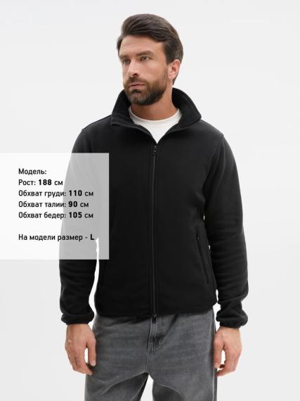 Куртка флисовая унисекс Ben Mac, черная, размер XXL