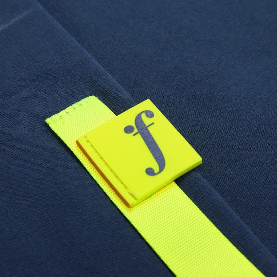 Футболка оверсайз с двойным рукавом Kosmos, темно-синяя, размер M/L