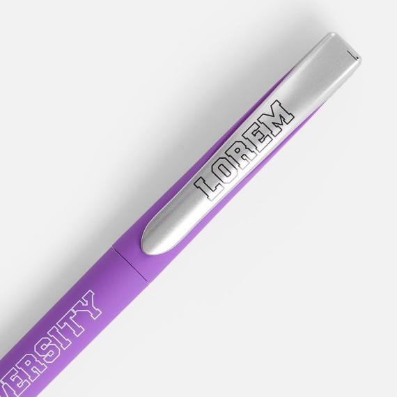 Ручка шариковая Pin Soft Touch на заказ