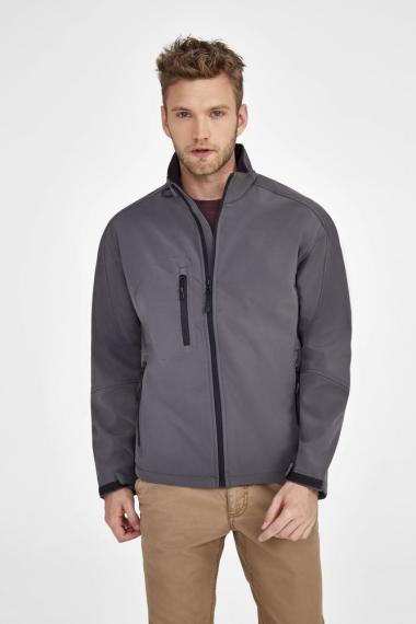 Куртка мужская на молнии Relax 340 темно-синяя, размер 3XL