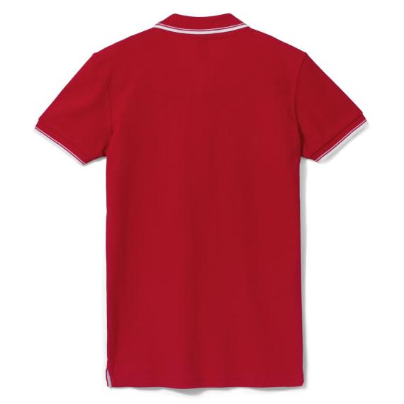 Рубашка поло женская Practice women 270 красная с белым, размер L