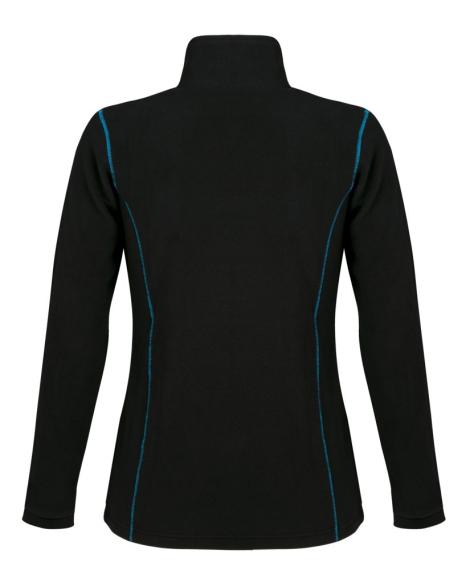 Куртка женская Nova Women 200, черная с ярко-голубым, размер S